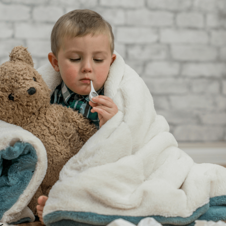 il sonno dei bambini durante il periodo dei raffreddori